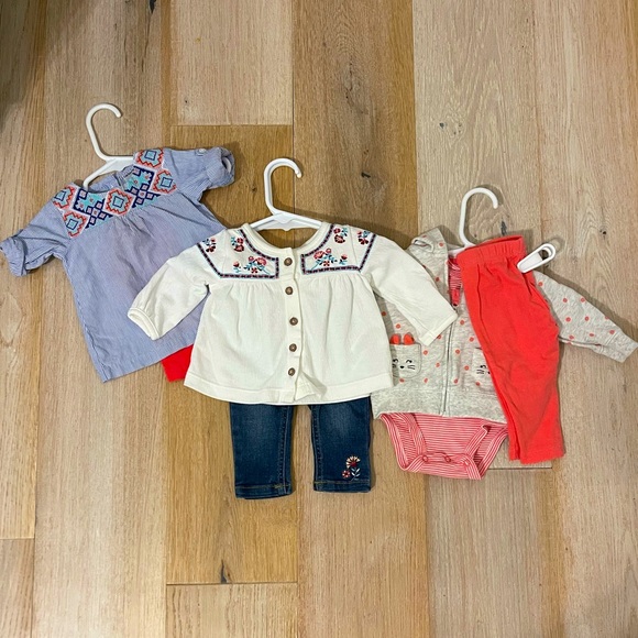 Carter's Other - Carter’s Baby Bundle- Together or Separate. 3 outfits. 3 Months. Girl’s Bundle.